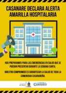 Secretaría de Salud departamental emite Alerta Amarilla Hospitalaria para atender posibles emergencias durante la Semana Santa