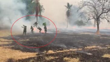 [VIDEO] ¡Qué horror! ¿intentaron quemar vivos a soldados en Cáceres?