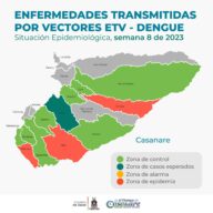 Ya son 116 casos de dengue reportados en Casanare en este 2023