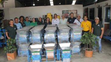 121 familias cafeteras del municipio de Pitalito recibirán maquinas despulpadoras de café.