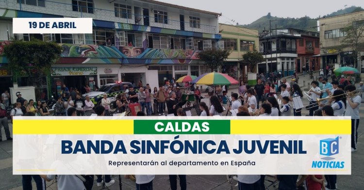 43 jóvenes conformarán la Banda Sinfónica Juvenil de Caldas