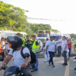 Bloqueo vial en Valle: protesta por puente y soluciones por lluvias