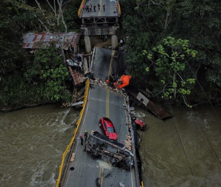 Caída de puente entre Quindío y Valle: Fiscalía abrió investigación