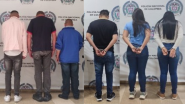 Captura de seis personas pertenecientes al GDCO “Los Saqueadores” por el delito de extorsión y concierto para delinquir