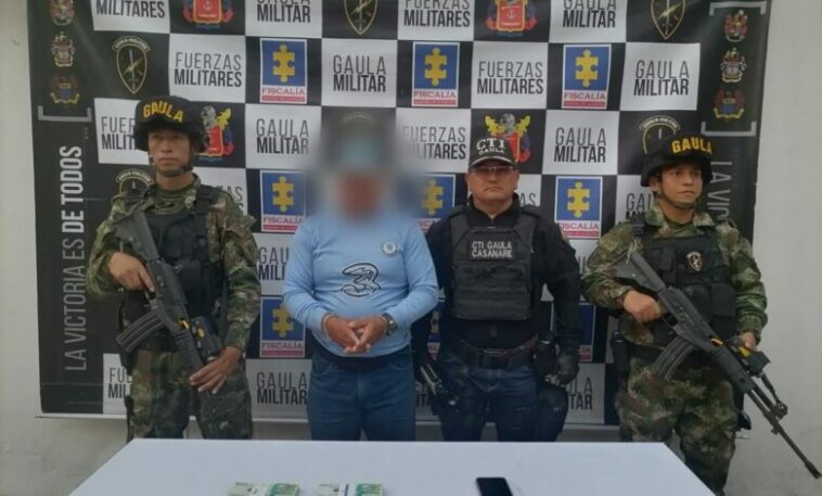 Capturado presunto integrante del GAO-r que extorsionaba en Casanare y Arauca