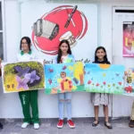 Cinco niños ganaron concurso de pintura