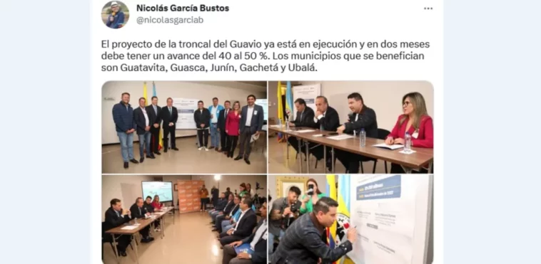 cundinamarca gobernacion troncal del guavio twitter