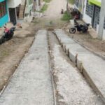 Construyeron placa huella en el barrio Campo Alegre, Sandoná