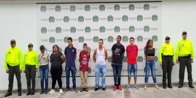 Desarticularon banda delincuencial ‘Los Gaiteros’ dedicados a la comercialización de estupefacientes en el Parque Galarza