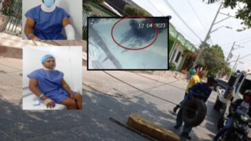 Dos primos se salvaron de morir, una cuerda cayó de un poste y por poco pierden las cabezas en Barranquilla