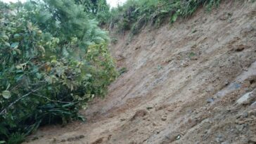 Emergencia por deslizamiento de tierra en el corregimiento de Playa Bonita-Municipio de Bagadó.