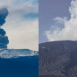 En video: así ha evolucionado la columna de humo en el volcán Nevado del Ruiz