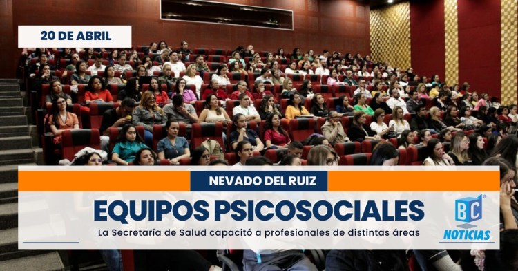 Equipos Psicosociales de Manizales ya están capacitados para atender una posible erupción del Ruiz