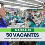 Este viernes ofertarán 50 vacantes en Manizales para víctimas del conflicto armado