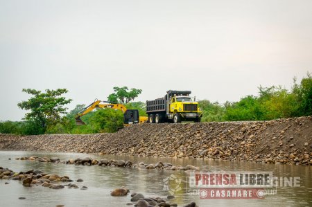 Gestión del Riesgo realiza dos intervenciones en el río Pauto para proteger a campesinos de inundaciones