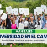 Jóvenes de cuatro instituciones educativas de Manizales se graduaron del programa Universidad en el Campo