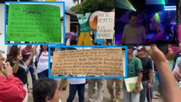 La molestia en Calima El Darién con alcalde por su “show”, hasta hicieron protestas