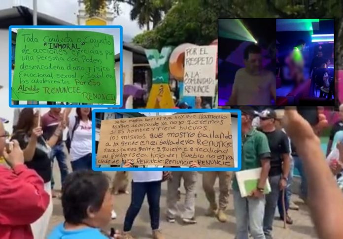 La molestia en Calima El Darién con alcalde por su “show”, hasta hicieron protestas