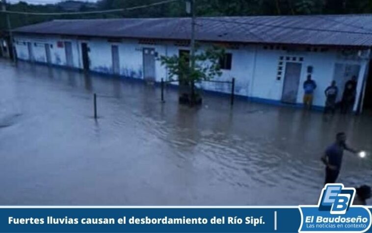 Las fuertes lluvias que se presentan desde la noche anterior en gran parte del departamento, cusan emergencias en el Municipio de Sipí – Chocó.