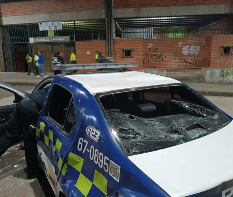 Manizales: disturbios en estadio Palogrande dejan 19 heridos