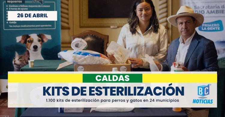 Municipios reciben 1.100 kits de esterilización para gatos y perros