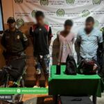 Policía captura a trío de delincuentes que asaltaron a domiciliario en Montería