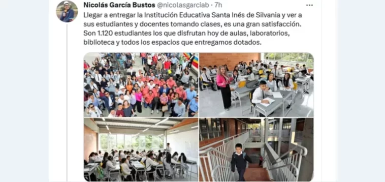 silvania cundinamarca inauguracion colegio santa ines gobernador