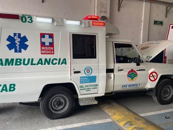 Rechazo en Cauca: a disparos atacaron ambulancia que llevaba un herido a la ciudad de Cali