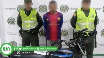 Recuperan moto robada en el barrio Cantaclaro