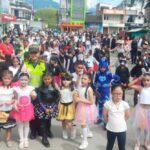 Sandoná celebró el Día del Niño con desfile y actividades en el parque principal