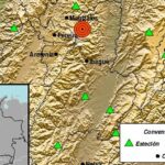 Temblores en volcan