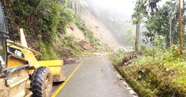 Temporada invernal en el Quindío: cinco municipios en alerta por riesgo de deslizamientos de tierra