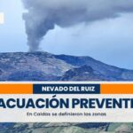 UNGRD insiste en la evacuación preventiva en los 15 km alrededor del cráter del volcán