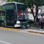 [VIDEO] Accidente de Metroplús con moto en Belén