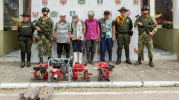 Varios capturados por prácticas de minería ilegal en Hobo