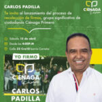 ¡Vamos a firmar por la esperanza»: Carlos Padilla