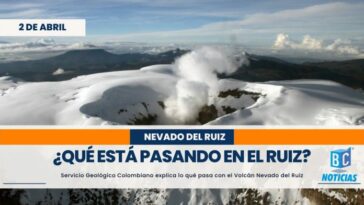 ¿Qué está pasando en el volcán Nevado del Ruiz?