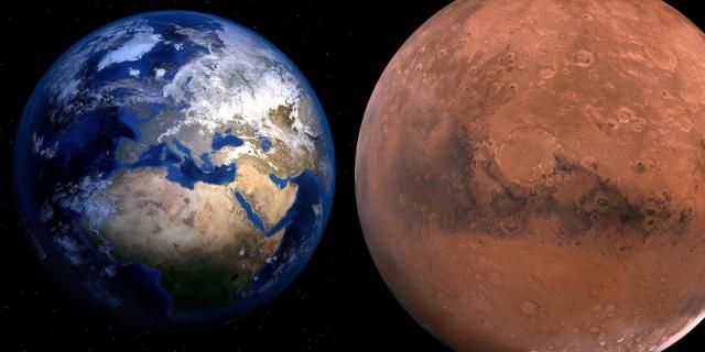 Tierra y Marte