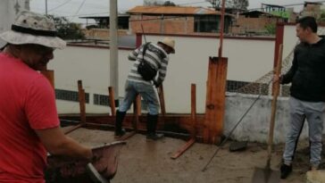 Avanza proyecto de adecuación del polideportivo del barrio San José, Sandoná