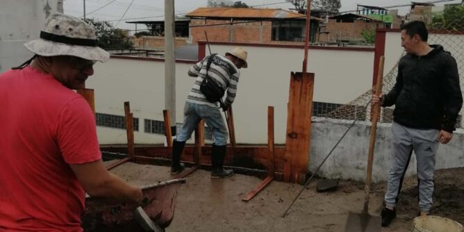 Avanza proyecto de adecuación del polideportivo del barrio San José, Sandoná