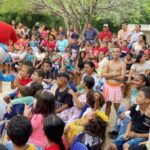 Niños y niñas del barrio paraíso disfrutaron del Festival y Concurso de Niños Talentosos.