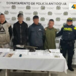 Capturan a cuatro sujetos que estaban realizando atracos en un corregimiento de Sonson