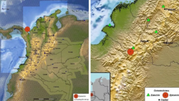 Cerca de siete temblores se registraron en la madrugada de este jueves en Colombia