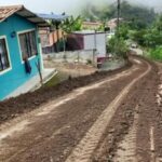 Cierre temporal de vía de acceso a La Loma, Sandoná, por construcción de placa huella