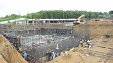 Complejo acuático de Pereira presenta significativos avances en su construcción