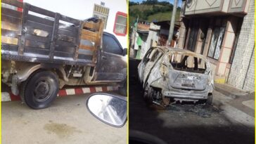 Conmoción en El Tambo: Dos vehículos resultaron incinerados y ya se inició investigación