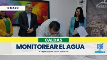 Corpocaldas firma convenio de cooperación internacional para monitorear el agua