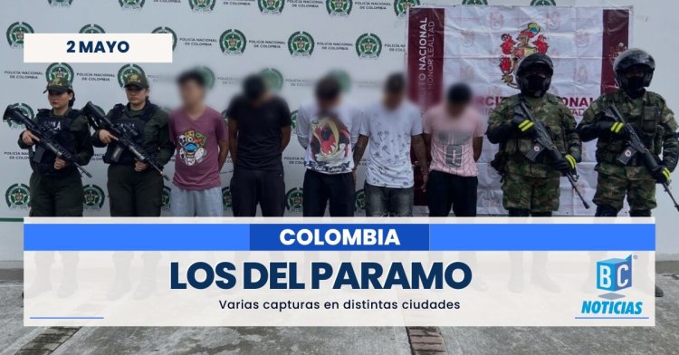 Desarticularon a «Los del Paramo» dedicados a la extorsión en varios municipios