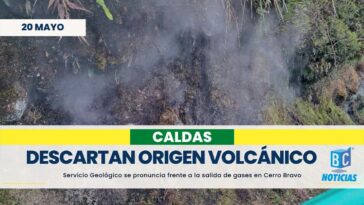 Descartan origen volcánico de los gases que salen en el volcán Cerro Bravo