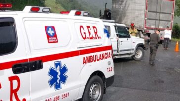 Dos lesionadas dejó choque múltiple en la vía Manizales – Bogotá